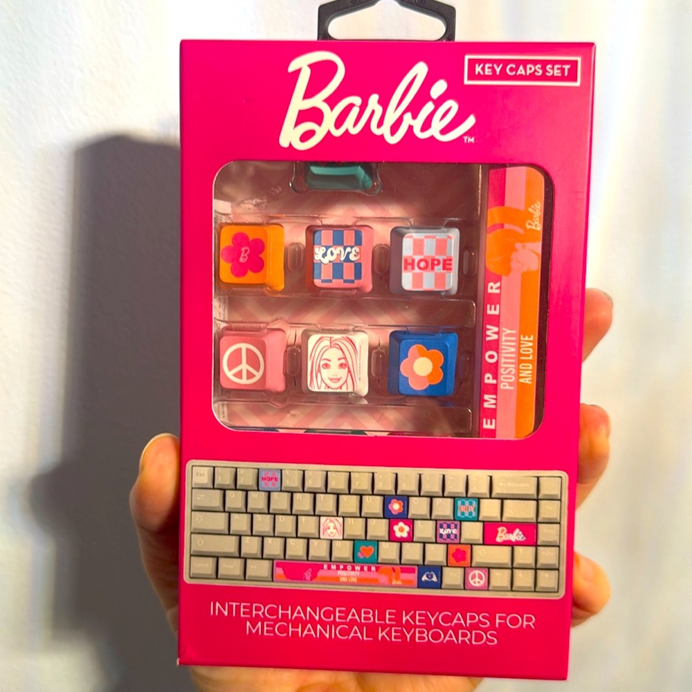Barbie interchangeable key caps for mechanical key board